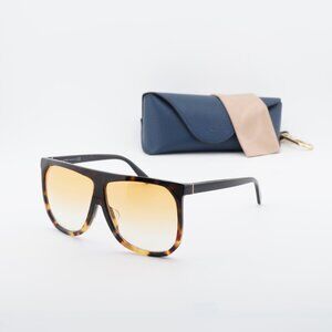 Loewe LW40001F 56E Square Sunglasses - Havana/Brown Gradient